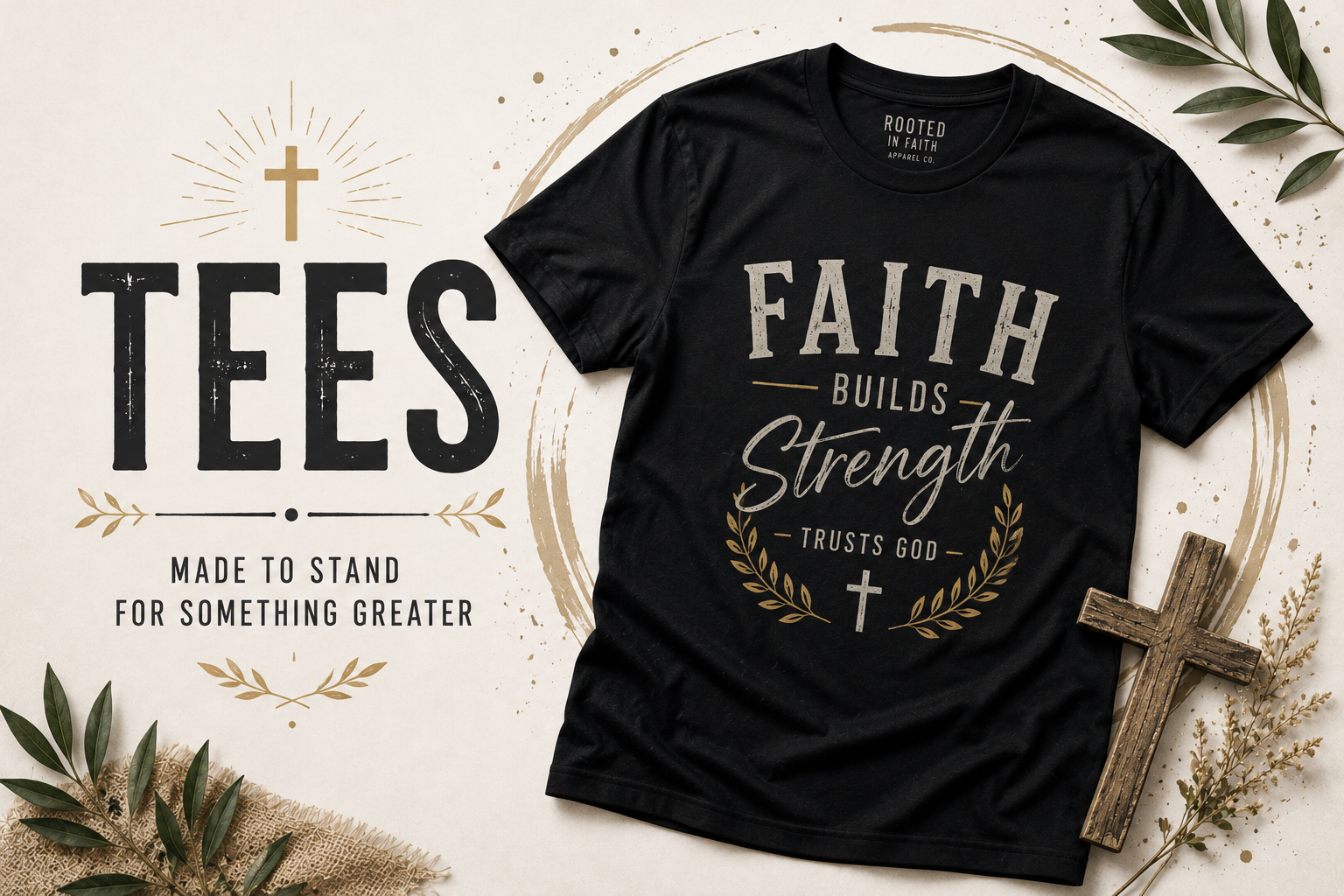 Faith Builds Strength Tee